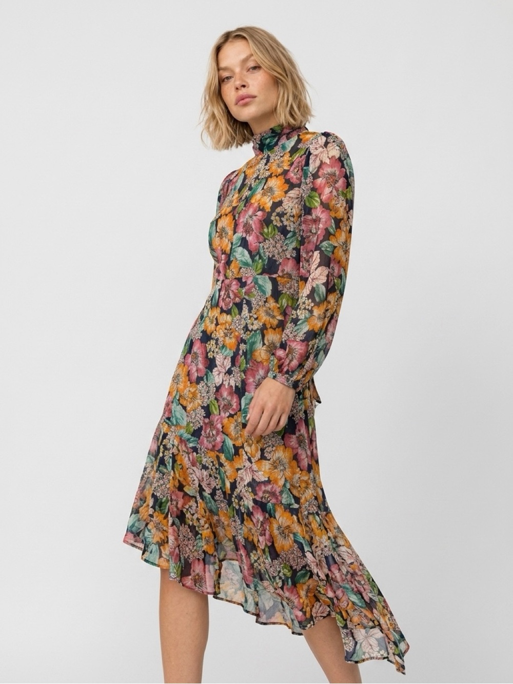 X Revolve Birdie Dress by Rachel Pally, Bouquet Floral Print, Size M